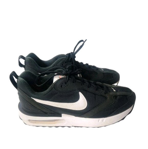 Nike Air Max Dawn Shoes Women's Size 10 Sneakers Black Summit White - Picture 3 of 8